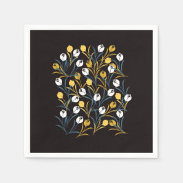 Elegant Tulip Blommönster Pappersservett