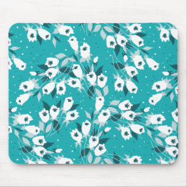 Elegant Tulip Flower Mönster Botanical Art Design Musmatta