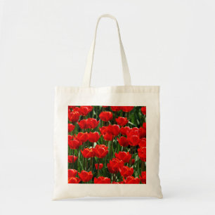 Elegant Tulip och Ro Blommigt Flowers Photography Tygkasse