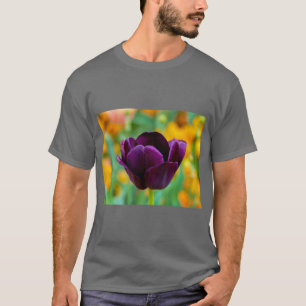 Elegant Tulipblomst Floral T-Shirt