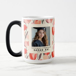 Elegant Tulpan Blommig Gymnasieexamen Magisk Mugg