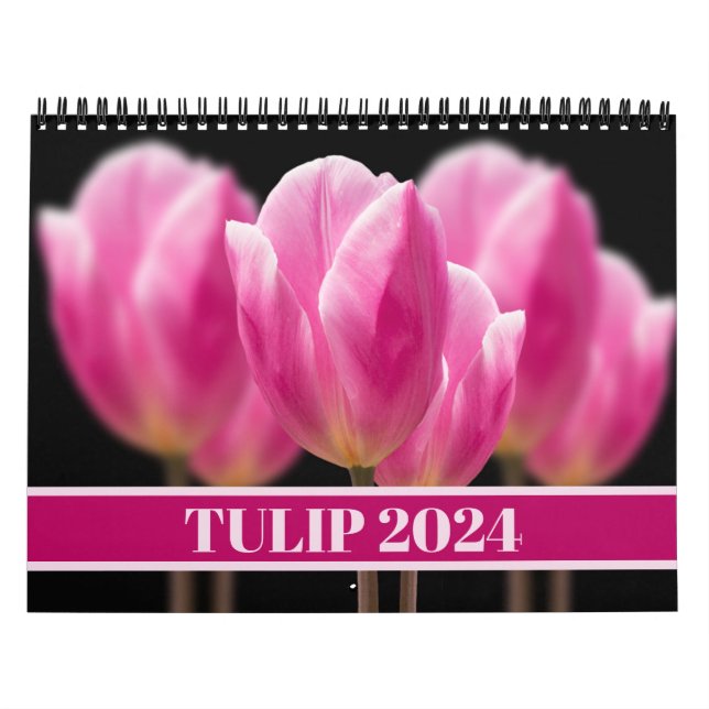 Elegant Tulpan och Ros Blommor Fotografi Kalender (Omslag)