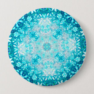 Elegant Turcos Blue Aqua Stone Mönster Knapp