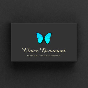 Elegant Turcos Butterfly Visitkort