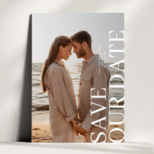 Elegant två foto Bröllop