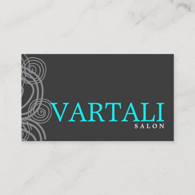 Elegant Twirlkrickavisitkort Visitkort (Framsida)
