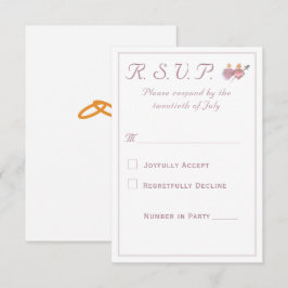 Elegant Two Hearts Catholic Wedding  OSA Kort