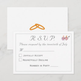 Elegant Two Hearts Catholic Wedding  OSA Kort