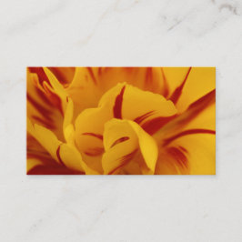 Elegant Two-Tone Red Guld Monsella Tulip Visitkort