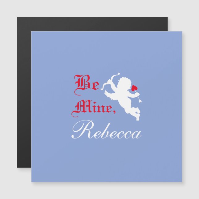 Elegant Typografi är min, säg ja Kärlek-pil (Fram/baksida)