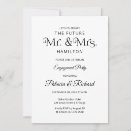 Elegant typografi för bröllopsinbjudan meddelande