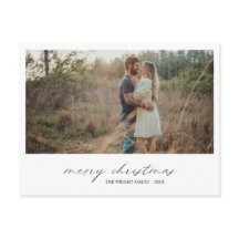 Elegant Typografi Foto Modern jul