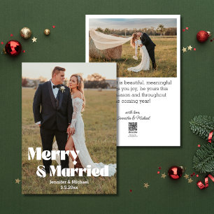 elegant typografi glad&gift 2 bilder julkort