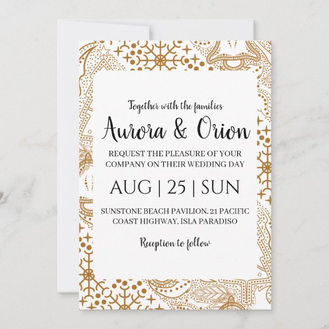 elegant typografi jul bröllopskort inbjudningar (Framsida)