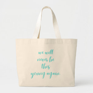 Elegant Typografi Jumbo Tygkasse