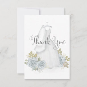 Elegant typografi kalligrafi manus bröllopsklännin tack kort