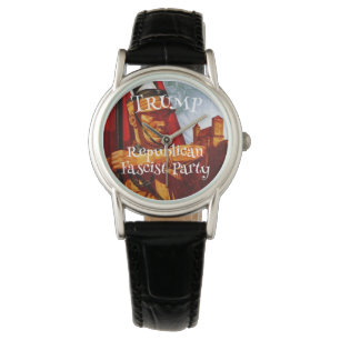 Elegant typografi Modern landskapsfoto Trump Armbandsur