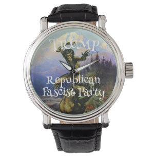 Elegant typografi Modern Trump Landskapsfoto Armbandsur