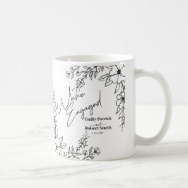 Elegant Typografi vi är engagerade i Kaffemugg