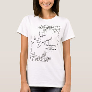 Elegant Typografi vi är engagerade i T Shirt