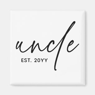 Elegant Typography New farbror Magnet