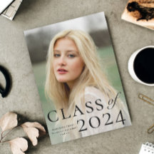 Elegant Typskiftet Foto Examenannons