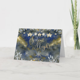 Elegant Tyst julkort för natten Helgkort