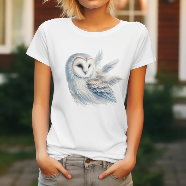 Elegant Uggla i vattenfärg T Shirt (Skapare uppladdad)