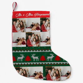 Elegant Ugly Sweater Photo Jul Helgdag Liten Julstrumpa