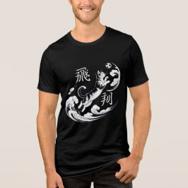 Elegant Ukiyo-e Cat Soccer For Japanese Art Lovers T Shirt