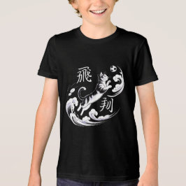 Elegant Ukiyo-e Cat Soccer For Japanese Art Lovers T Shirt