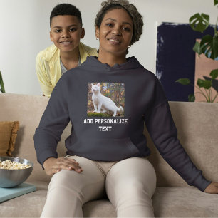 Elegant Ukraina Vit Katt På Grå Anpassad Husdjur F T Shirt