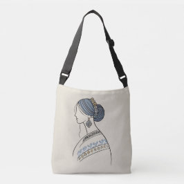 Elegant Ukrainska folkArt Crossbody Bag Axelväska