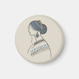 Elegant Ukrainska folkArt Magnet