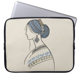 Elegant Ukrainska folkkonst Laptop sleeve