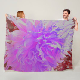 Elegant Ultra-Violet Decorative Dahlia Flower Fleecefilt