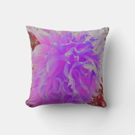 Elegant Ultra-Violet Decorative Dahlia Flower Kudde