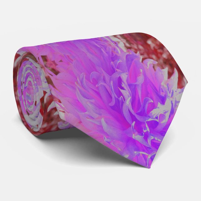 Elegant Ultra-Violet Decorative Dahlia Flower Slips (Rullad)