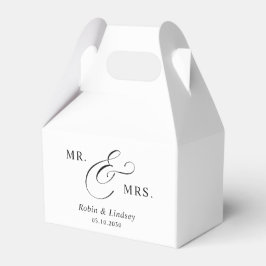 Elegant Union Bröllop Förlovning Rehearsal Middag Presentaskar