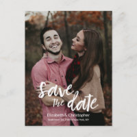 "Elegant Union" Personlig Modern Spara datum-kort