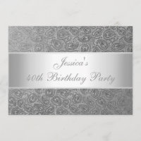Elegant utföra i relief party för silverPaisley