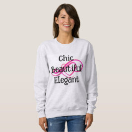 Elegant, vacker, chic t-shirt