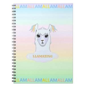 Elegant & Vacker Lama Anteckningsbok