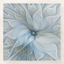 Elegant vacker modern abstrakt fraktal konst blomm