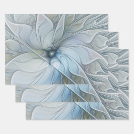 Elegant vacker modern abstrakt fraktal konst blomm