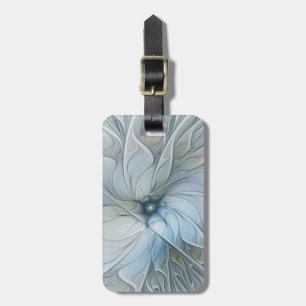 Elegant vacker modern abstrakt fraktal konst blomm bagagebricka