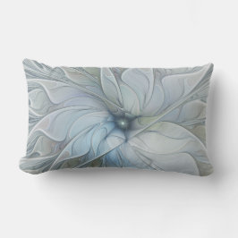 Elegant vacker modern abstrakt fraktal konst blomm lumbarkudde