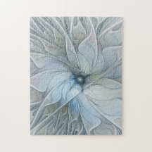 Elegant vacker modern abstrakt fraktal konst blomm