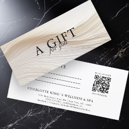 Elegant, Vågar, salon, QR-kod, gåvsintyg