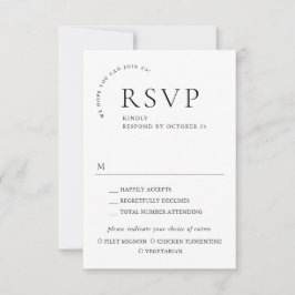 Elegant - val av minimalistiskt kalligrafi OSA kort